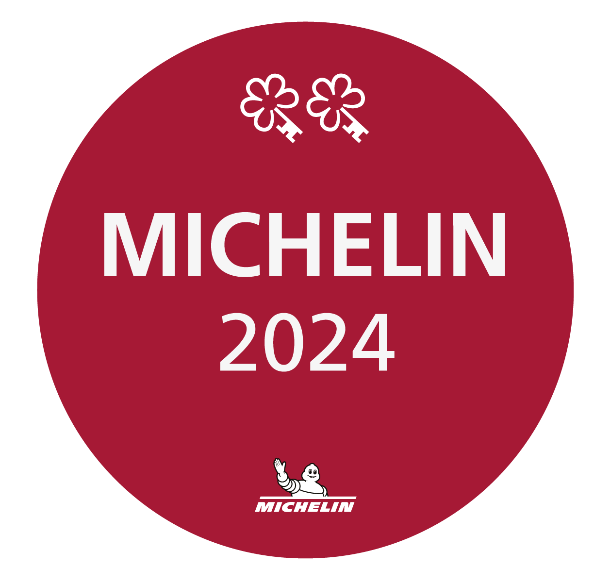 Michelin 2 Keys Round Logo